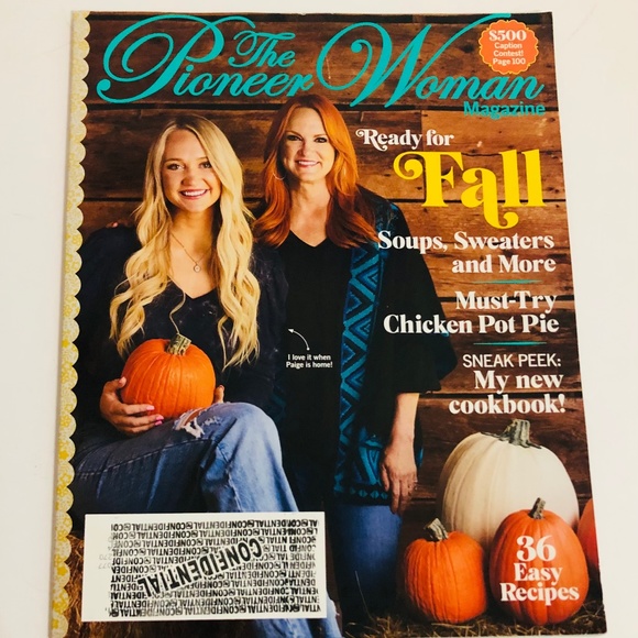 Pioneer Woman Magazine Ready for Fall 2021 Issue Ree Drummond 36 Easy Recipes - Picture 1 of 3